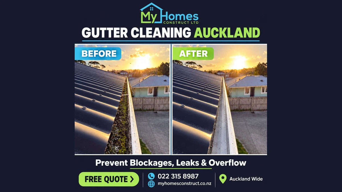 Moss in Gutters: Why It Grows, the Damage It Does and How to Clear It — My Homes Construct Ltd Auckland
