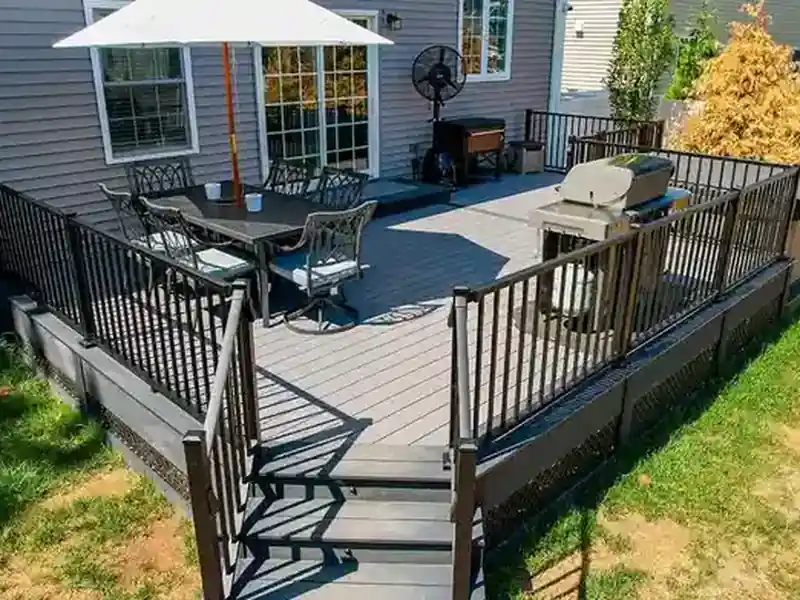 Custom Kwila Deck Build completed in West Harbour, Auckland by My Homes Construct Ltd