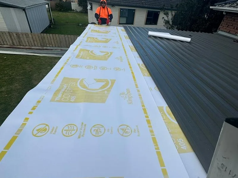Re-Roofing in Progress in Auckland by My Homes Construct Ltd