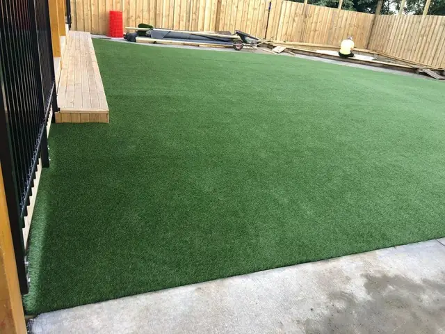 Artificial grass and lawn turf installation, Auckland Completed artificial grass and lawn turf installation on a residential project in Auckland