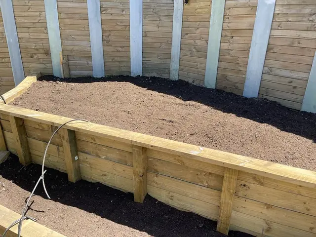 Completed retaining wall construction and groundwork on a residential project in Auckland