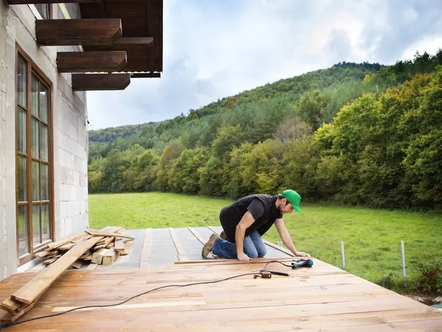 Timber deck restoration and resurfacing in progress on an Auckland property