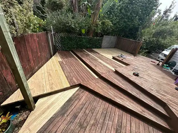 timber deck restoration and resurfacing finished to a professional standard
