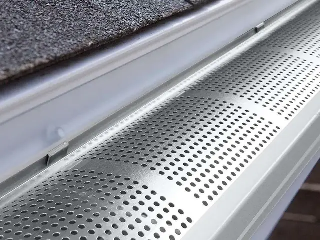Completed scheduled gutter maintenance and guard fitting on a residential project in Auckland