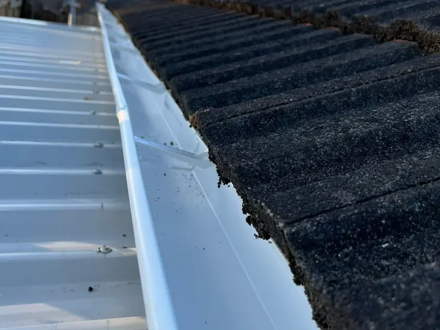 new gutter replacement and installation finished to a professional standard