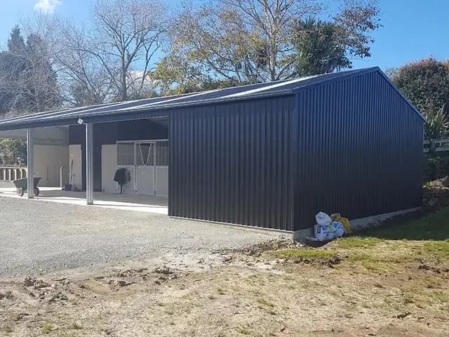 timber storage shed build finished to a professional standard