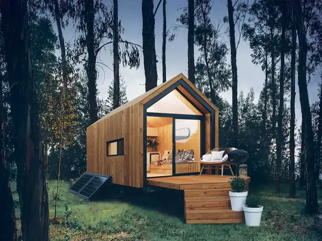 Tiny home and cabin build, Auckland Completed tiny home and cabin build on a residential project in Auckland