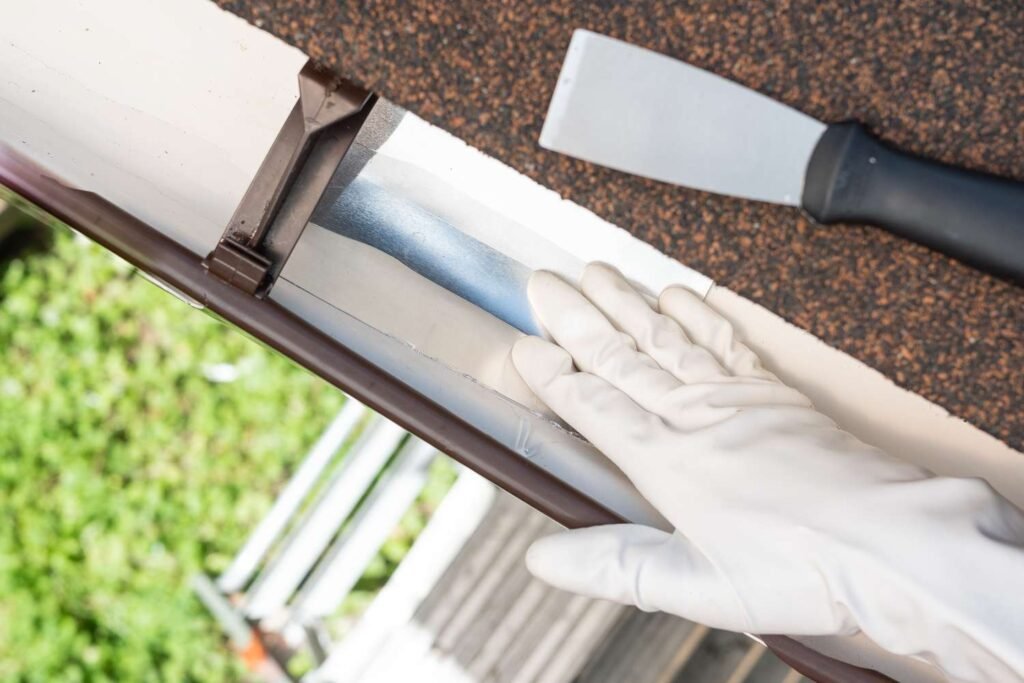 how to fix a leaking gutter seam in Auckland NZ